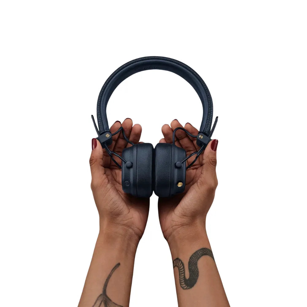 Audífonos Marshall Major V Bluetooth On Ear - Azul Medianoche