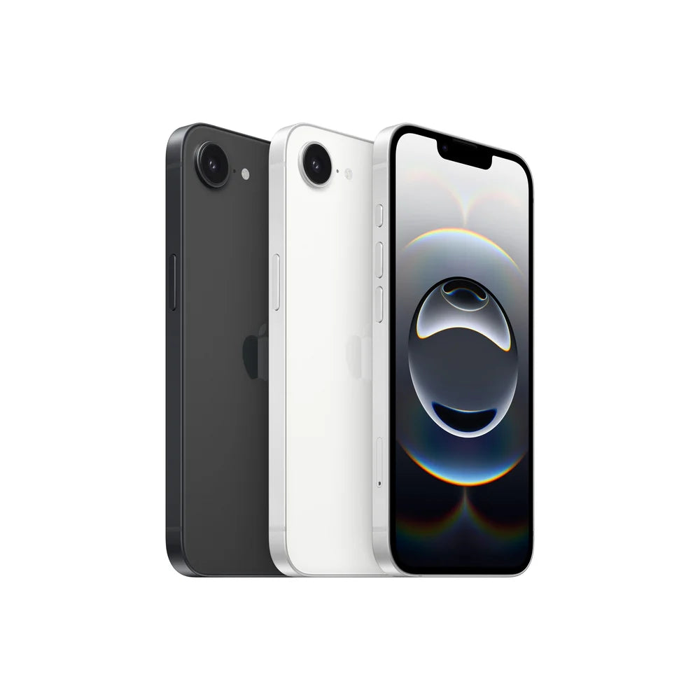 iPhone 16e - Blanco - 128GB + Case de Silicona Apple para iPhone16e – Azul Invierno