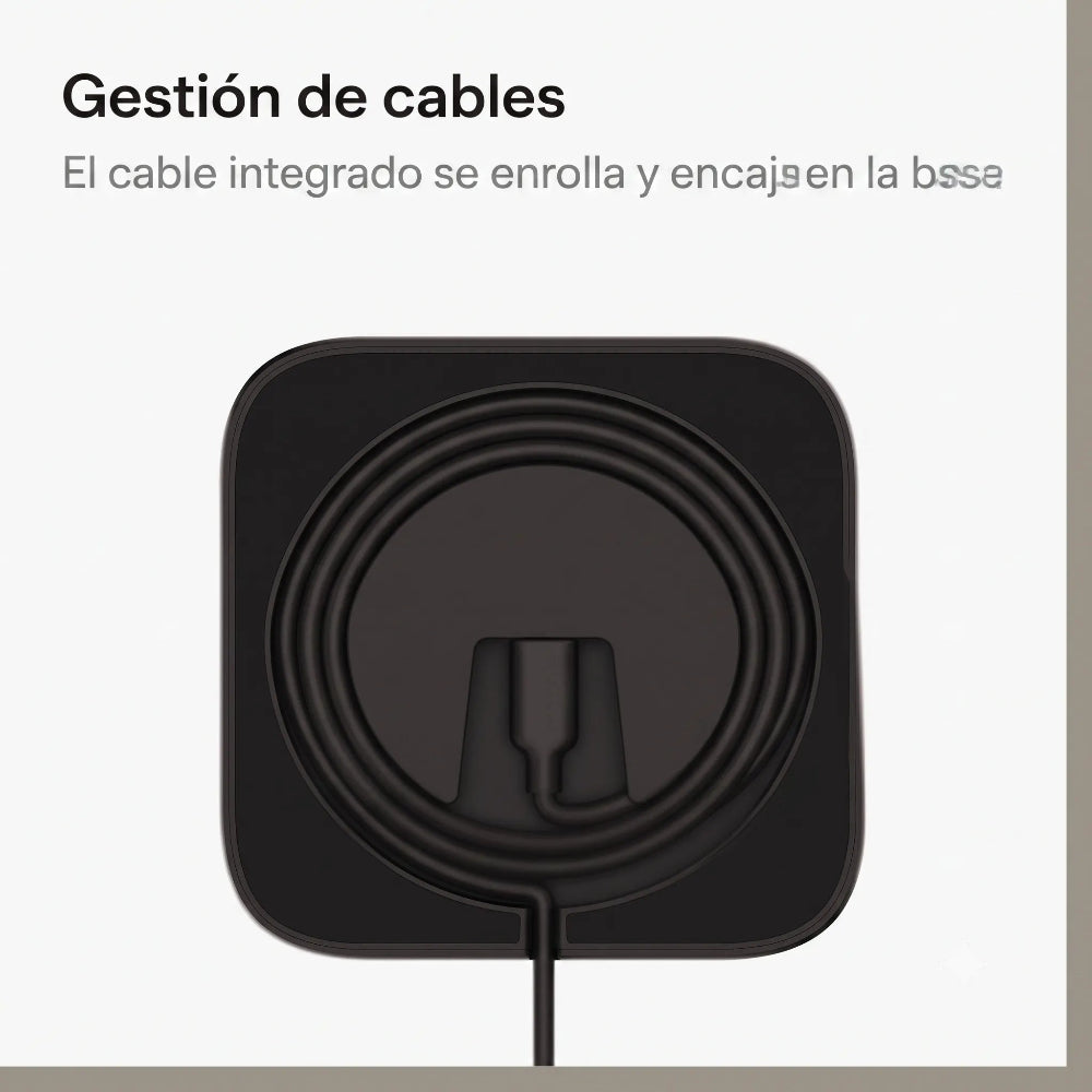 Base de Carga Inalámbrica Mophie Qi2 3 en 1 - Negro