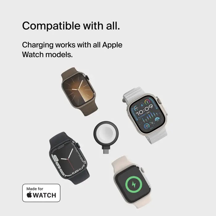 Cargador inalámbrico USB-C Belkin para Apple Watch - Negro
