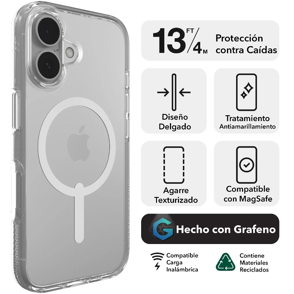 ZAGG Crystal Palace con MagSafe para iPhone 16