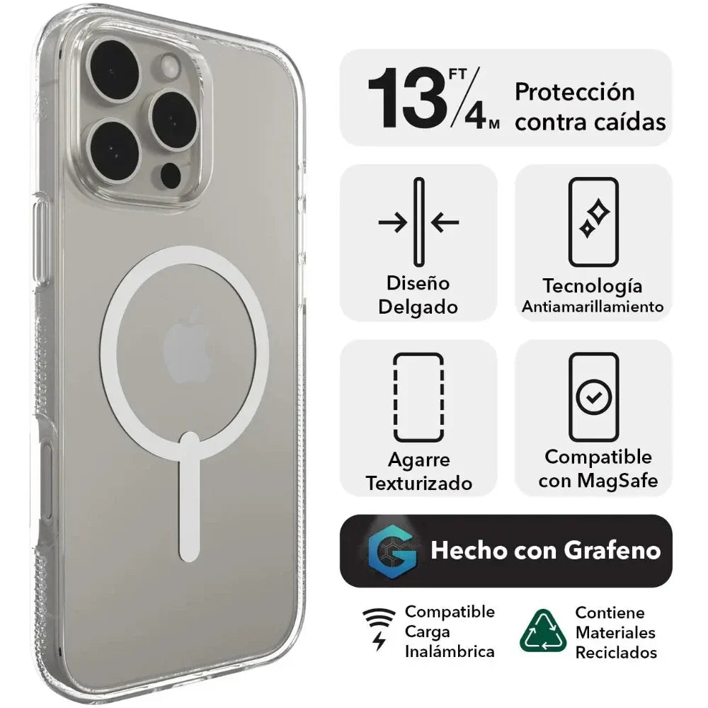 ZAGG Crystal Palace con MagSafe para iPhone 16