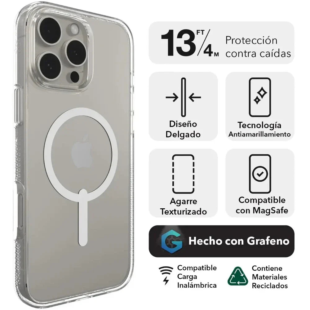 ZAGG Crystal Palace con MagSafe para iPhone 16