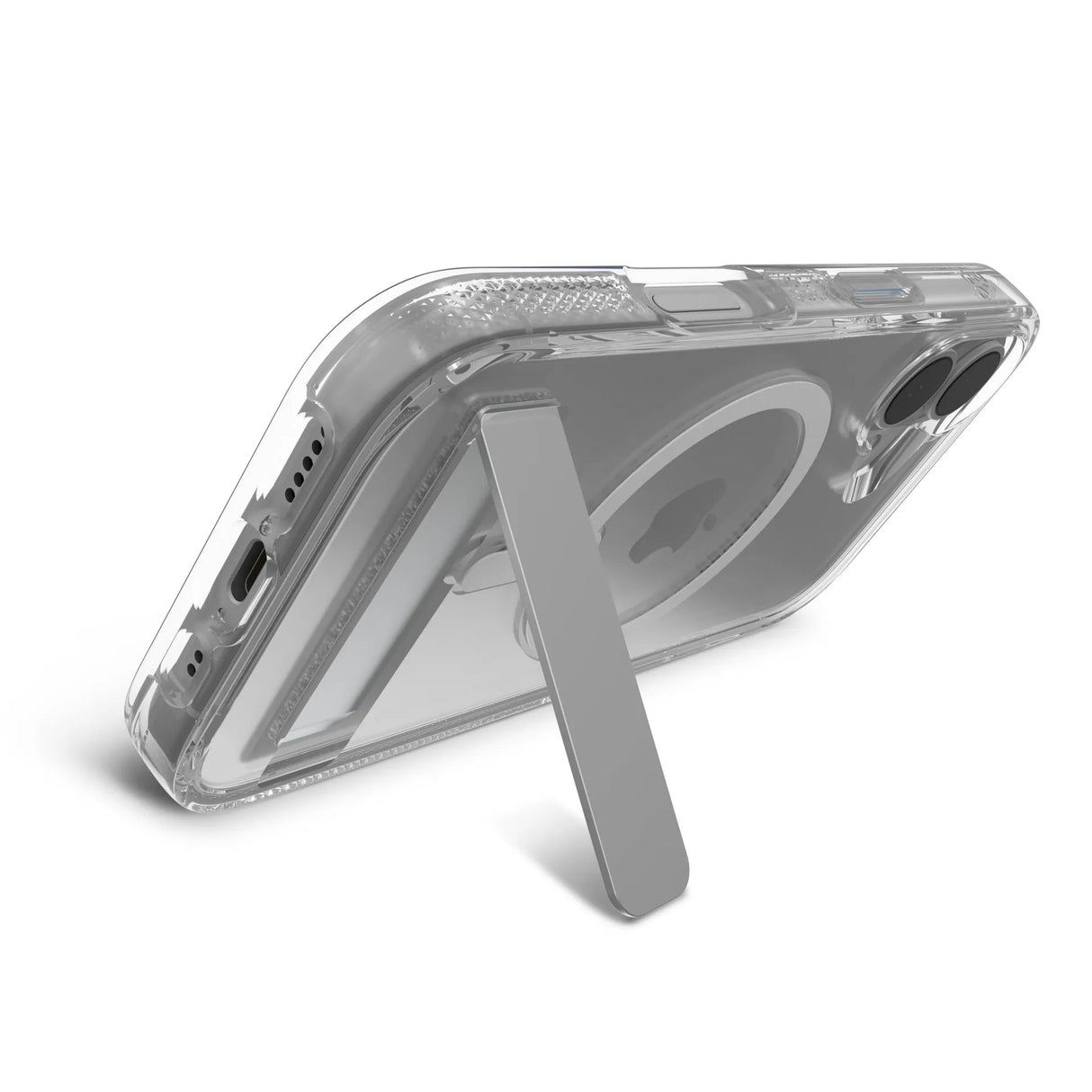 Case Zagg Kickstand Crystal Palace Snap Magsafe para iPhone 16 - Transparente