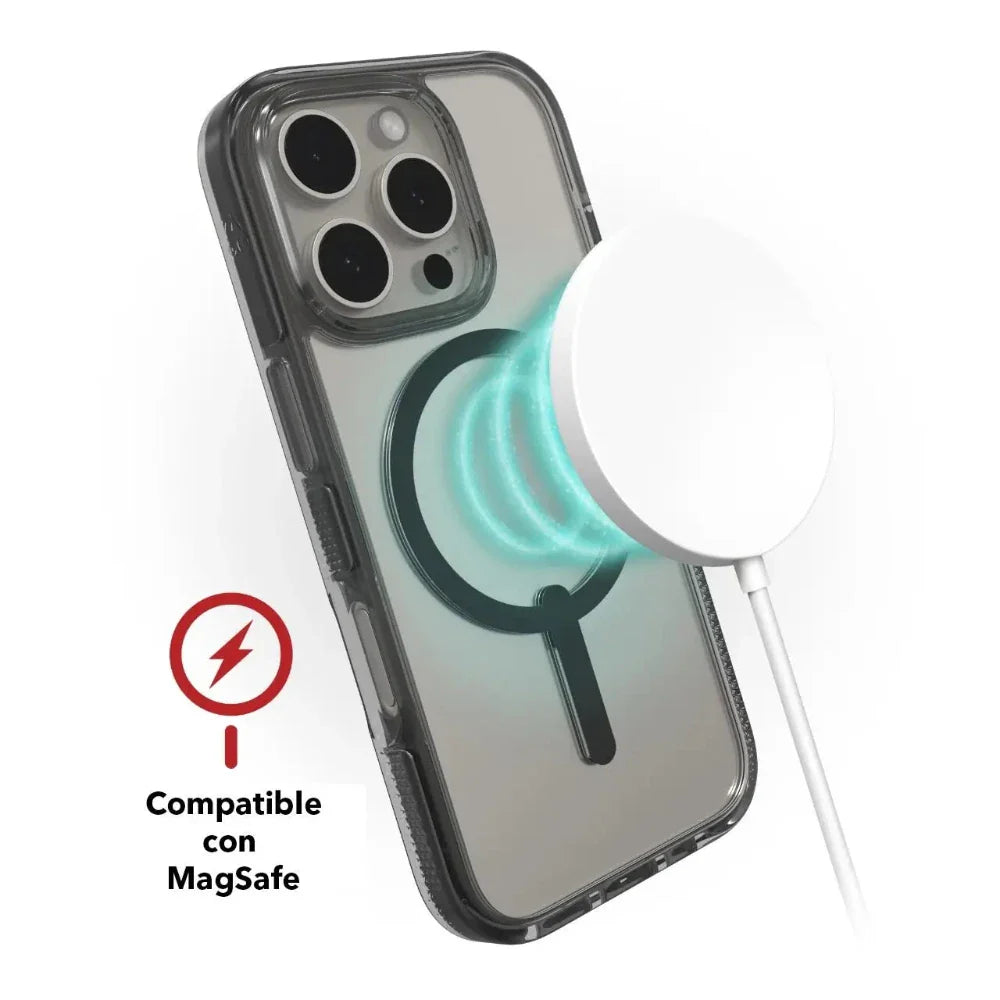 Case Zagg Santa Cruz Snap Magsafe para iPhone 16 Pro Max - Negro