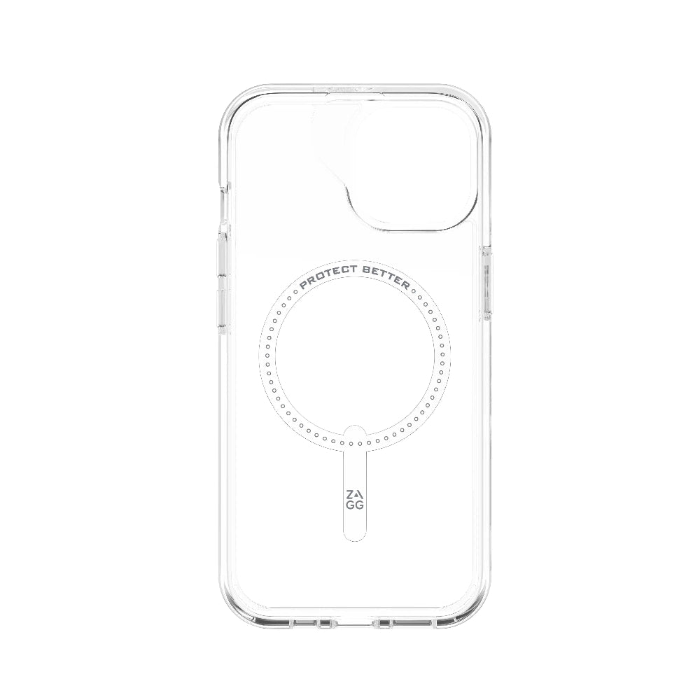 Case ZAGG Crystal Palace con MagSafe para iPhone 16e - Transparente