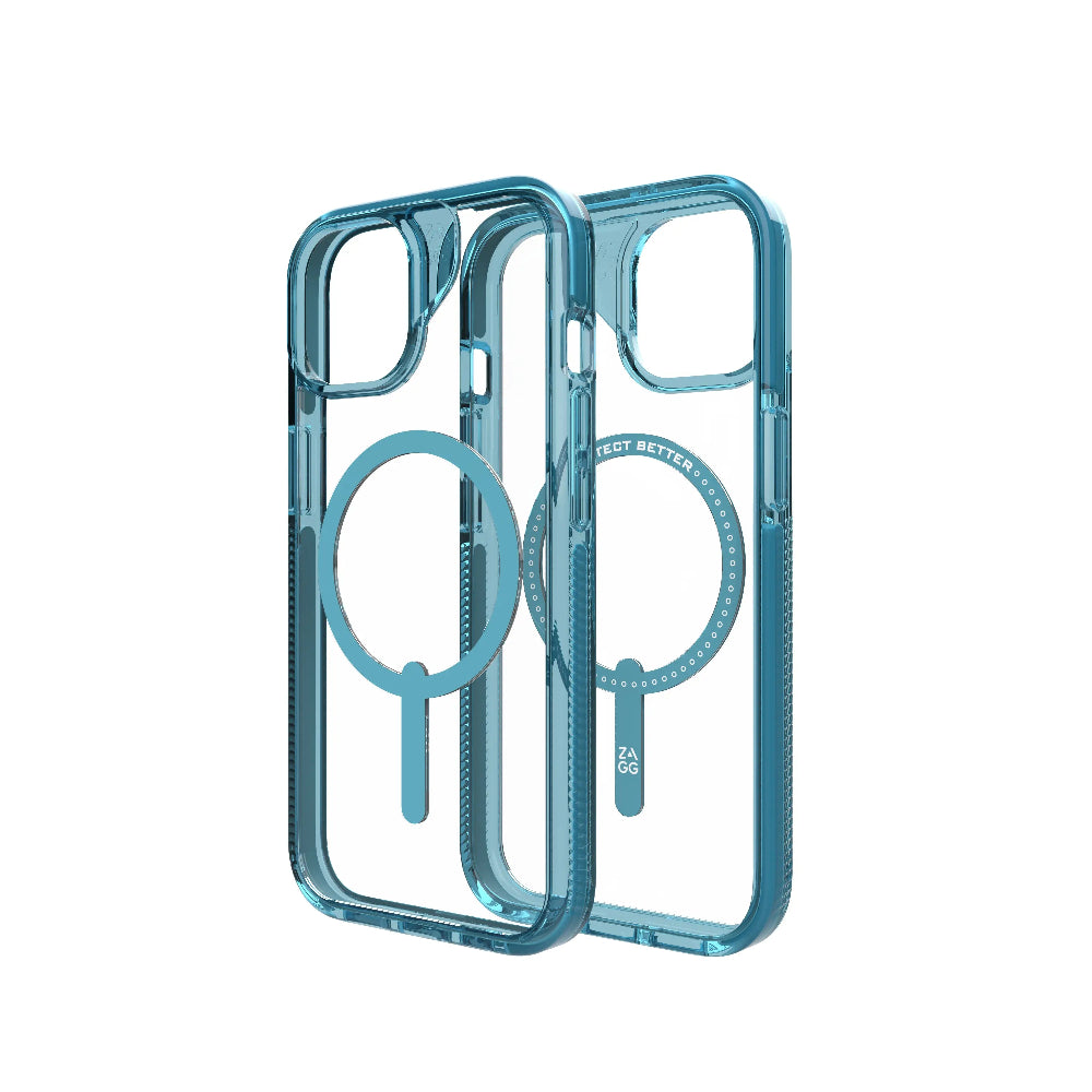 Case ZAGG Santa Cruz Snap Magsafe para iPhone 16e - Azul