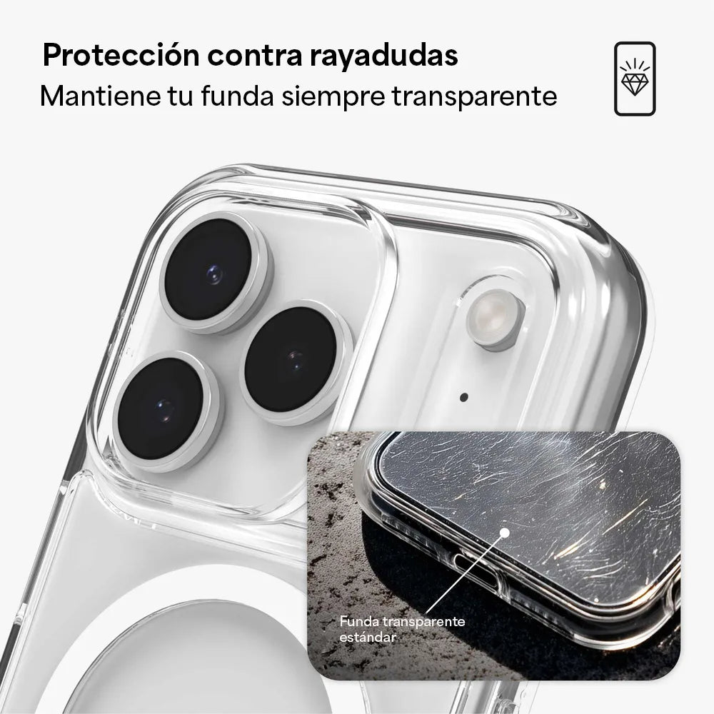Case Zagg Crystal Palace Snap Magsafe para iPhone 17 Pro - Transparente