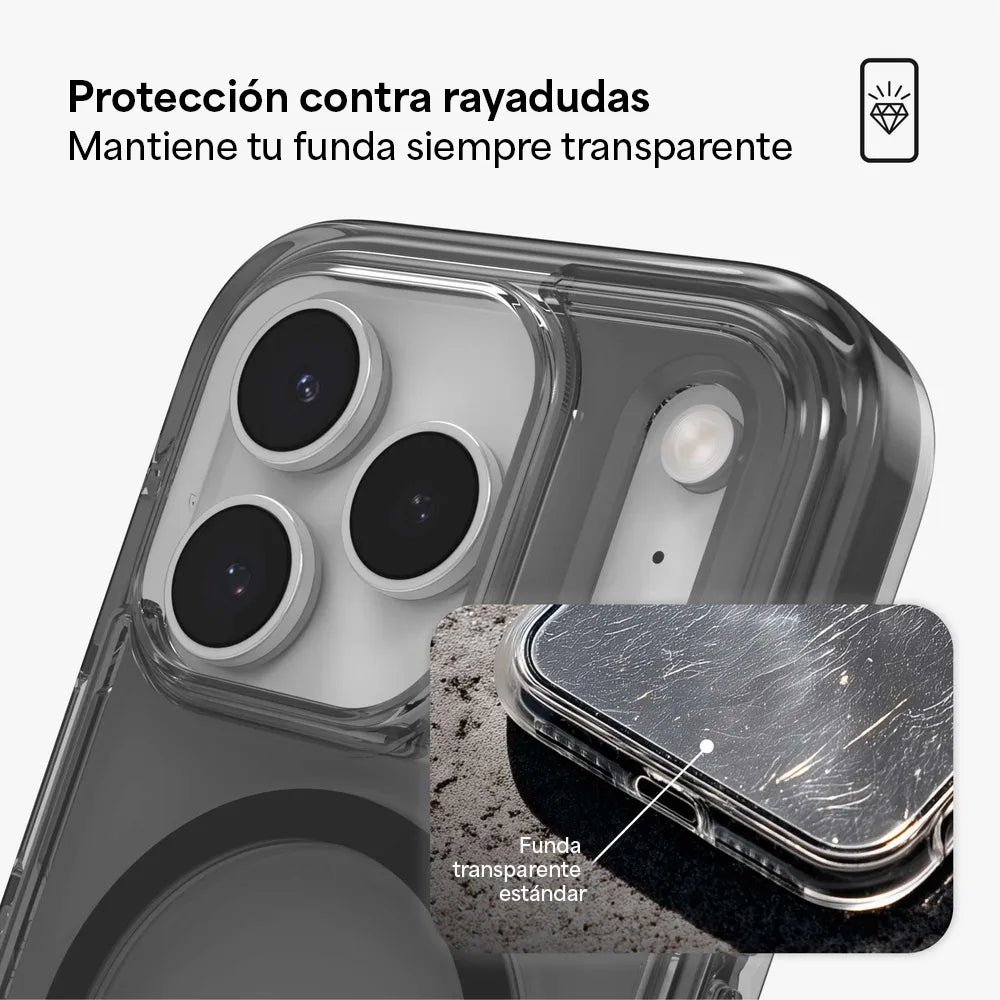 Case ZAGG Santa Cruz con MagSafe KS para iPhone Series 17 - Negro Medianoche