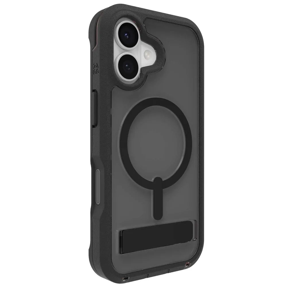 Case_ZAGG_Rainier_con_MagSafe_KS_para_iPhone_17_Negro_Humo_Posición_1_iShop_El_Salvador