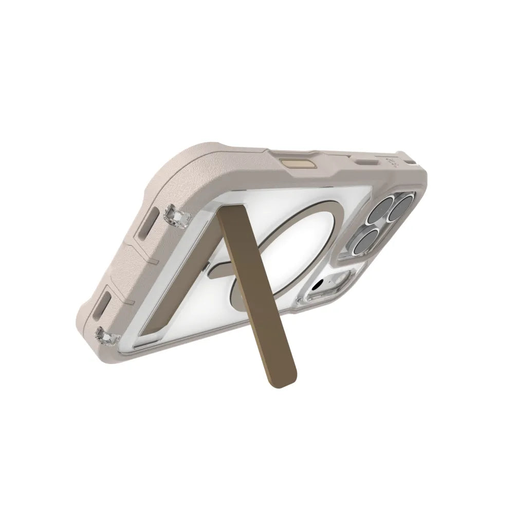 Case ZAGG Rainier con MagSafe KS para iPhone 17 Pro Max - Beige arenisca