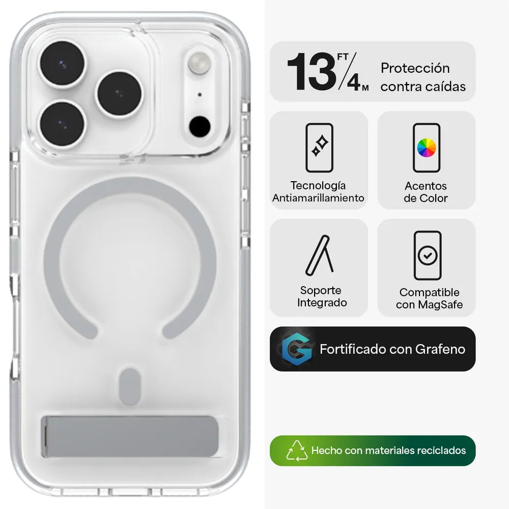 Case_ZAGG_Santa_Cruz_Snap_MagSafe_KS_iPhone_17_Pro_Plata_Imagen_posicion_2_iShop_El_Salvador