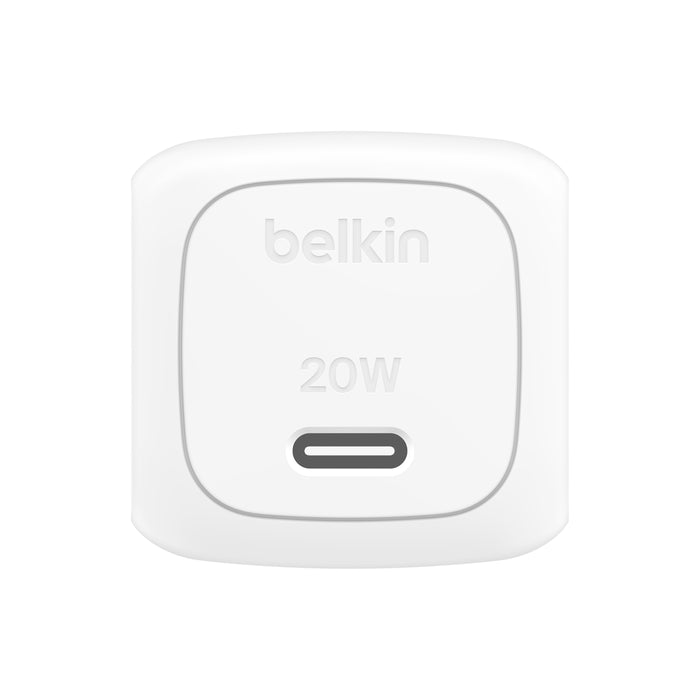 Cargador Belkin USB-C compacto de 20W - Blanco