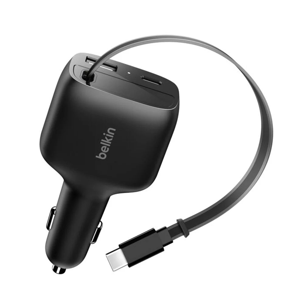 Cargador_de_Carro_Retráctil_Belkin_(2_USB-C/1_USB-A)_75W_Negro_Posicion_10_iShop_El_Salvador