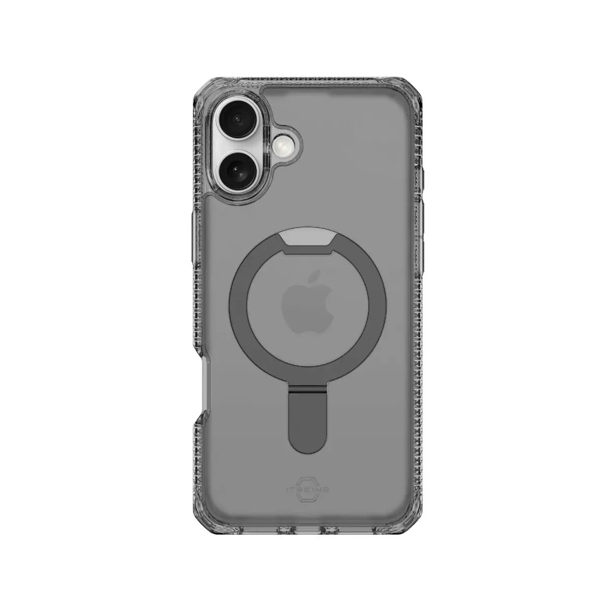Case ItSkins Hybrid R Vapor Stand con MagSafe para iPhone 16 - Negro