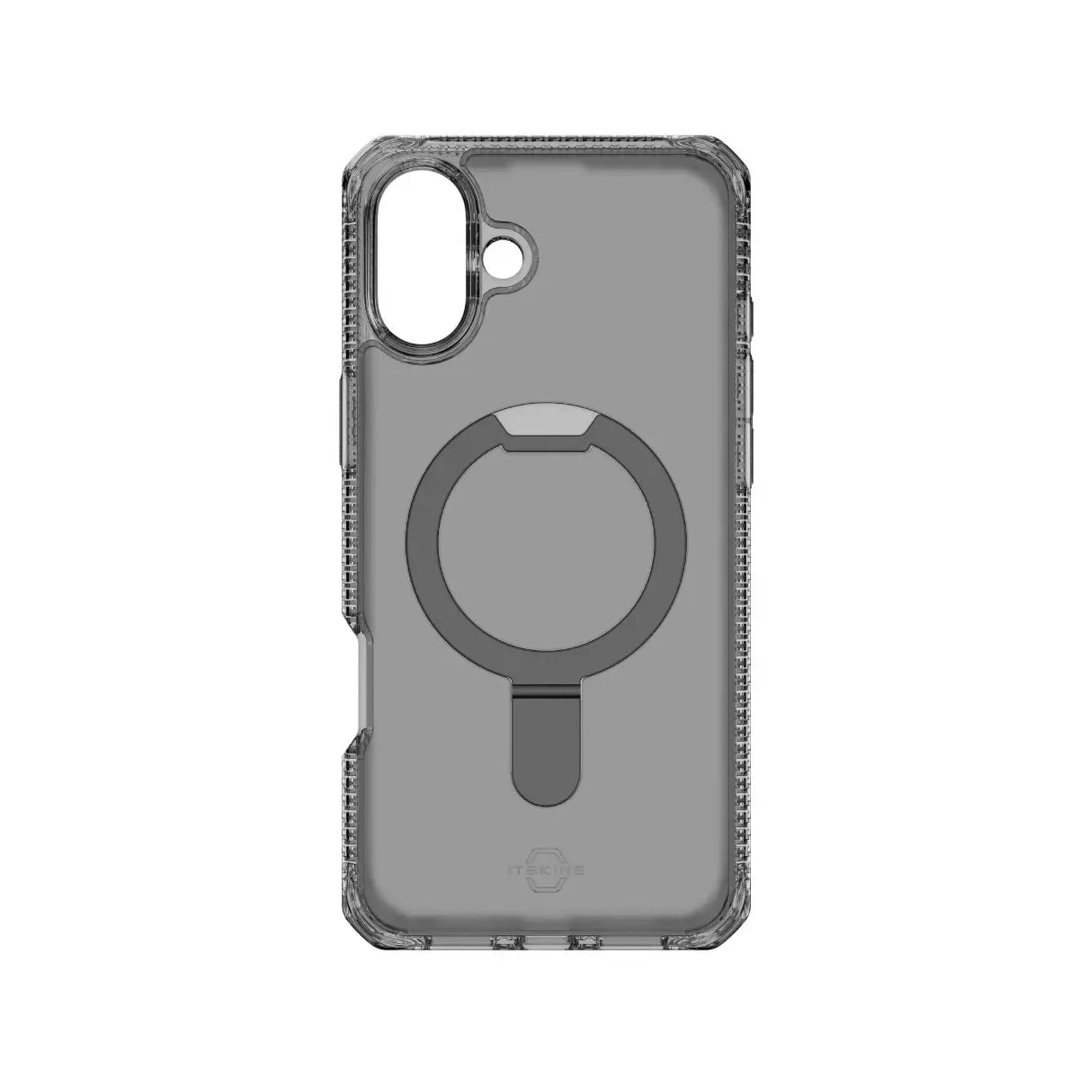 Case ItSkins Hybrid R Vapor Stand con MagSafe para iPhone 16 - Negro