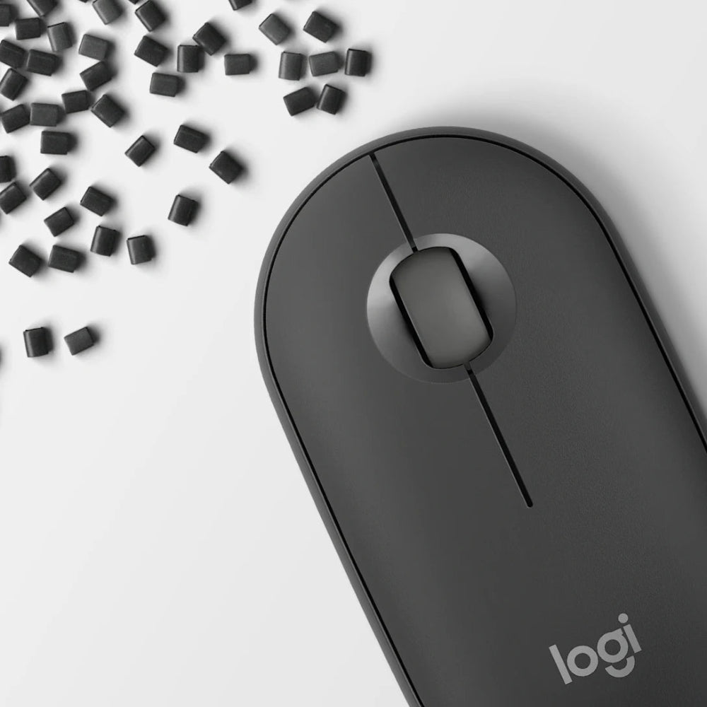 Mouse Inalámbrico Bluetooth Logitech Pebble Mouse 2 M350s - Grafito