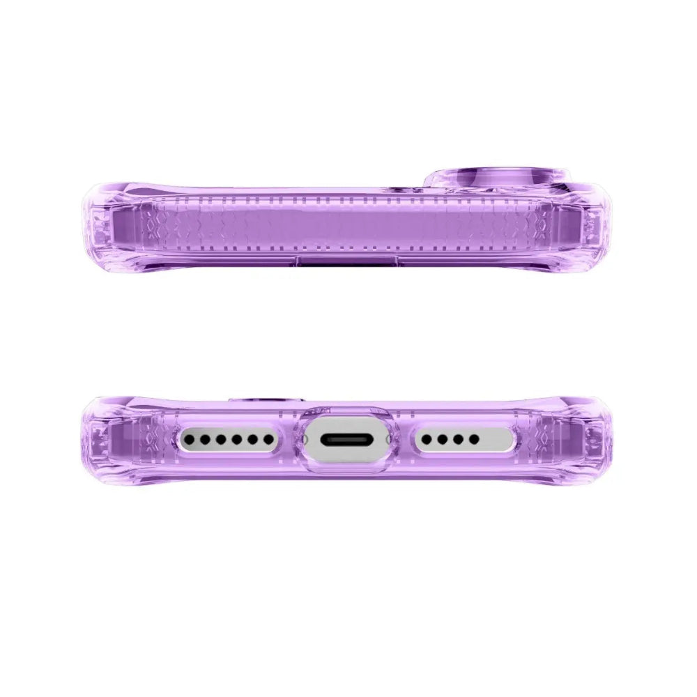 ItSkins Hybrid R Vapor con MagSafe para iPhone 16 - Purpura Claro