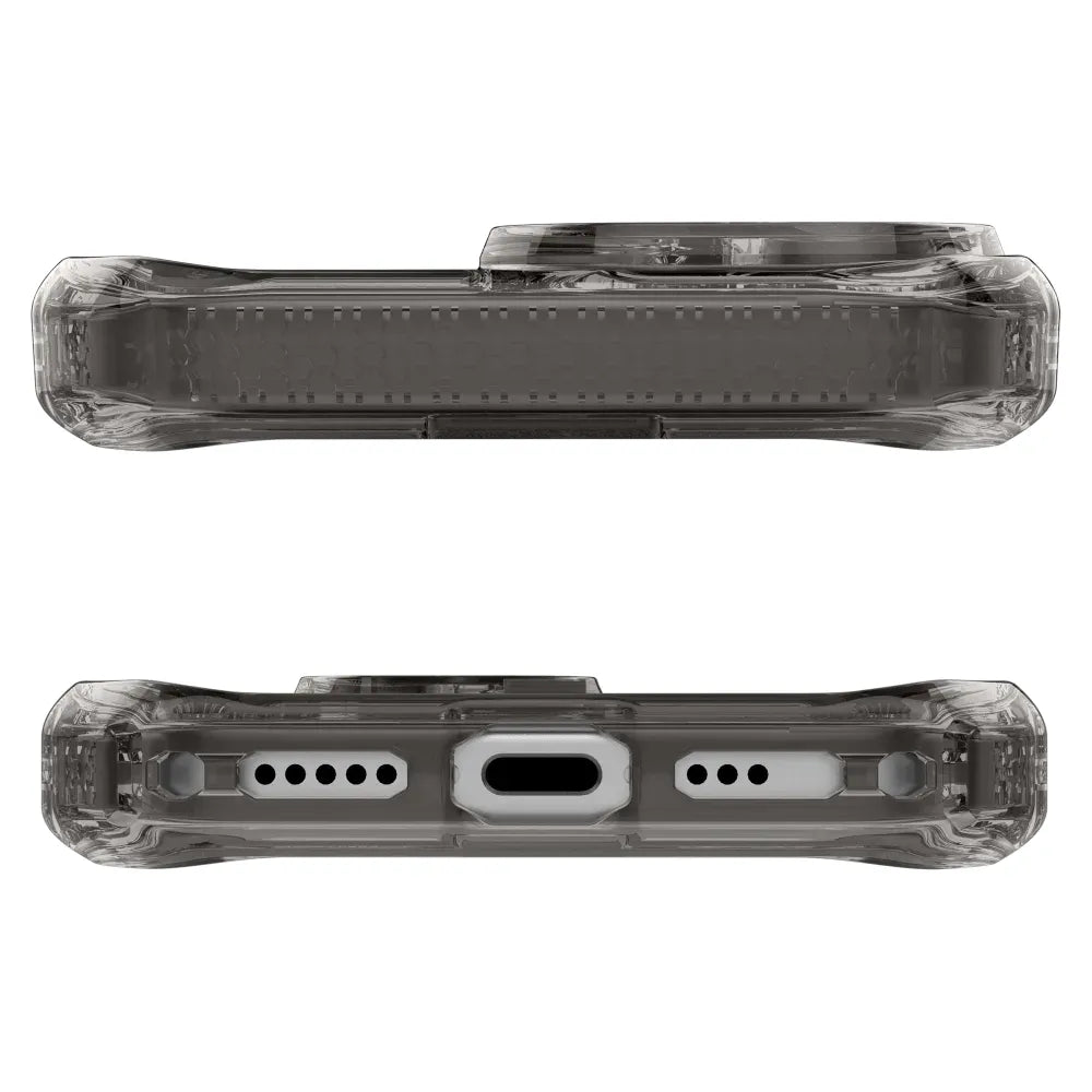 Case ItSkins Hybrid R Vapor con MagSafe para iPhone 17 - Humo
