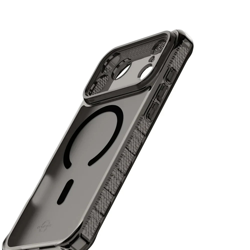 Case ItSkins Hybrid R Vapor con MagSafe para iPhone 17 Pro Max - Humo