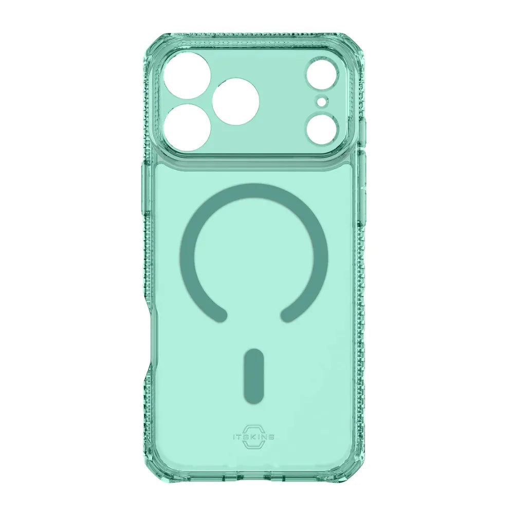 Case ItSkins Hybrid R Vapor con MagSafe para iPhone 17 Pro - Verde