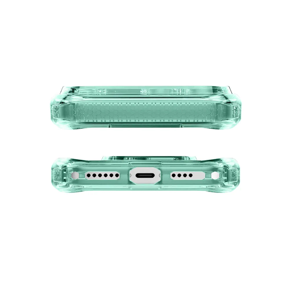 Case ItSkins Hybrid R Vapor con MagSafe para iPhone 17 Pro - Verde