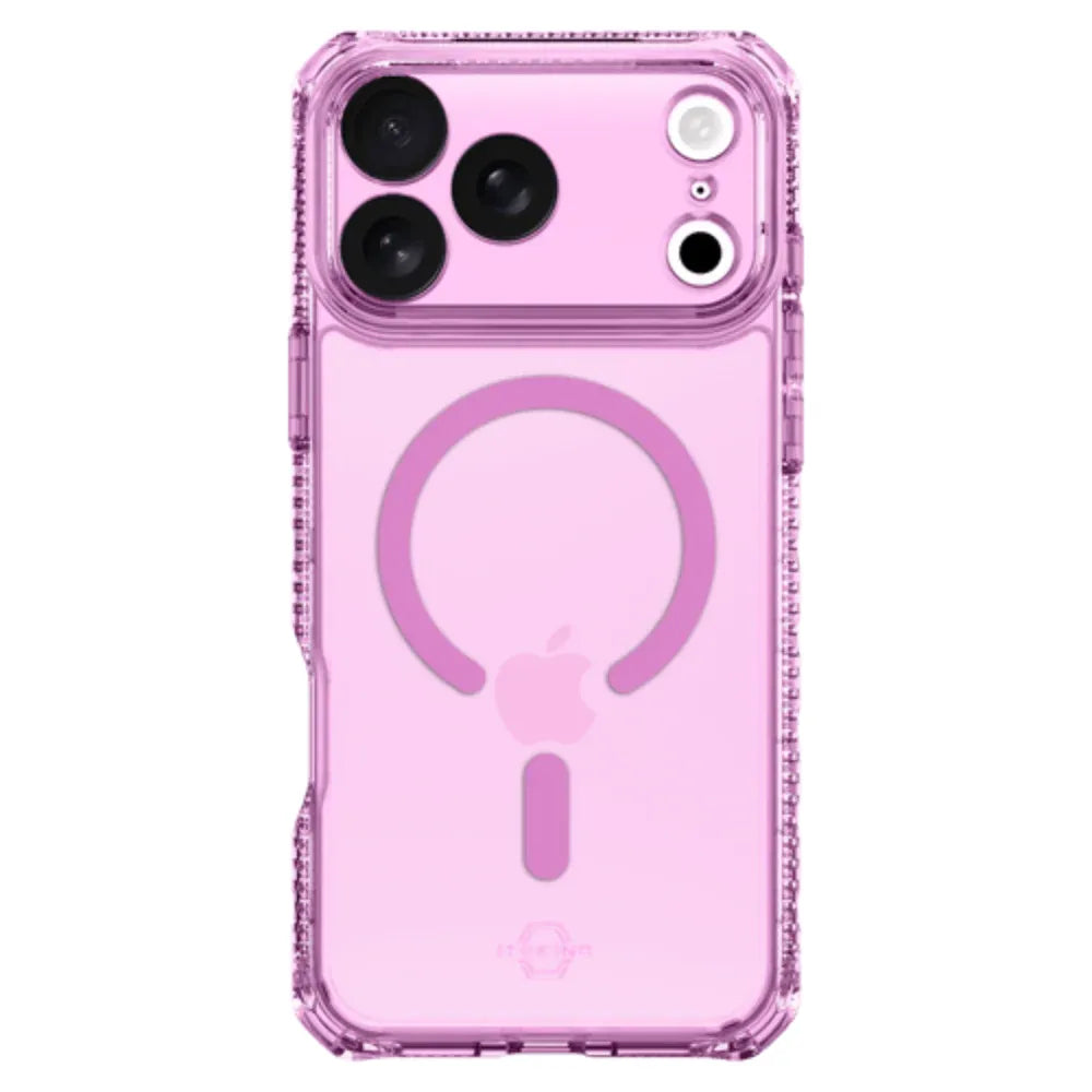 Case ItSkins Hybrid R Vapor con MagSafe para iPhone 17 Pro - Rosado