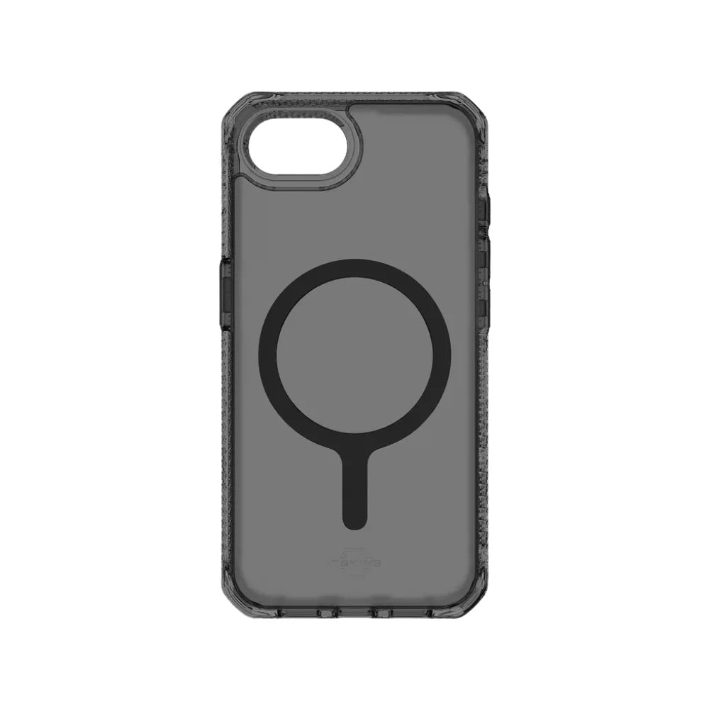 Case ItSkins Hybrid R Vapor con MagSafe para iPhone 16e - Negro