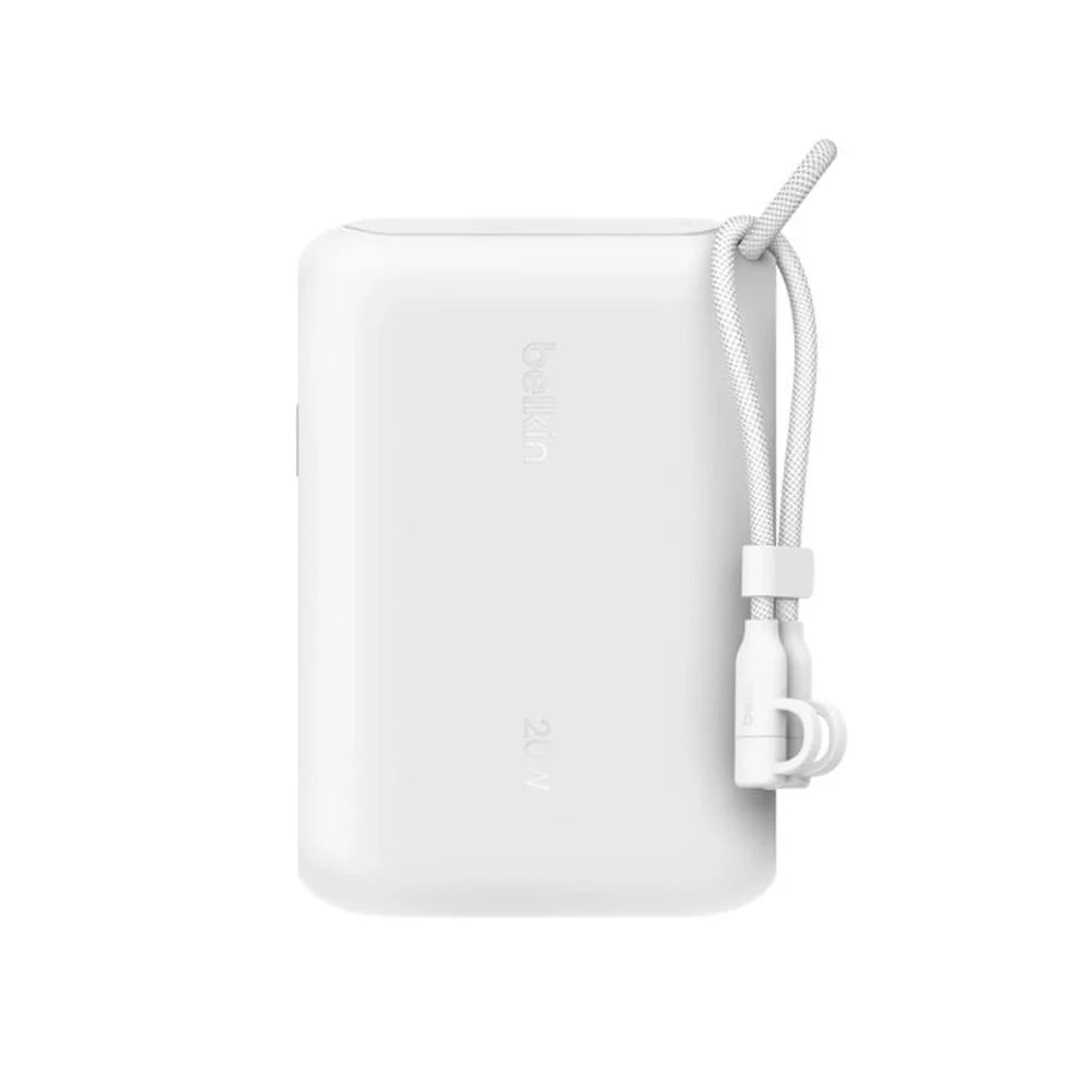 Batería Externa Belkin 10K con 2 USB-C - Blanco