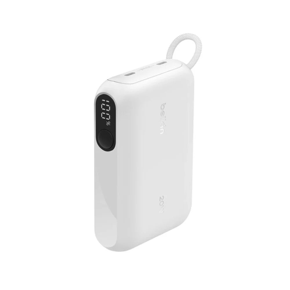Batería Externa Belkin 10K con 2 USB-C - Blanco