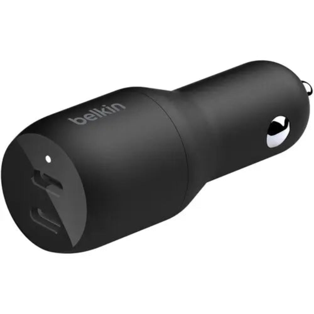 Cargador Carro Belkin Dual USB-C 36W - Negro