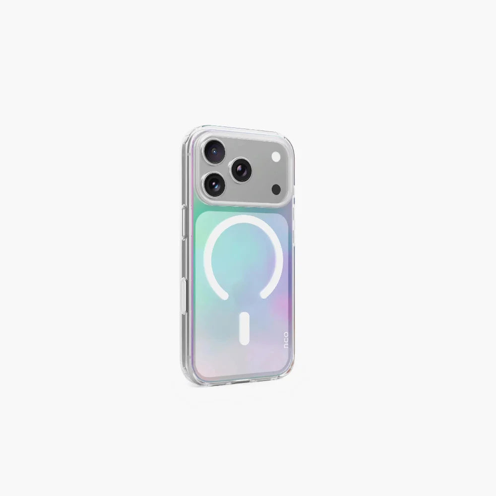Case_NCO_SafeCase_Clear_con_MagSafe_para_iPhone_18_Pro_Arcoíris_Imagen_posicion_1_iShop_El_Salvador