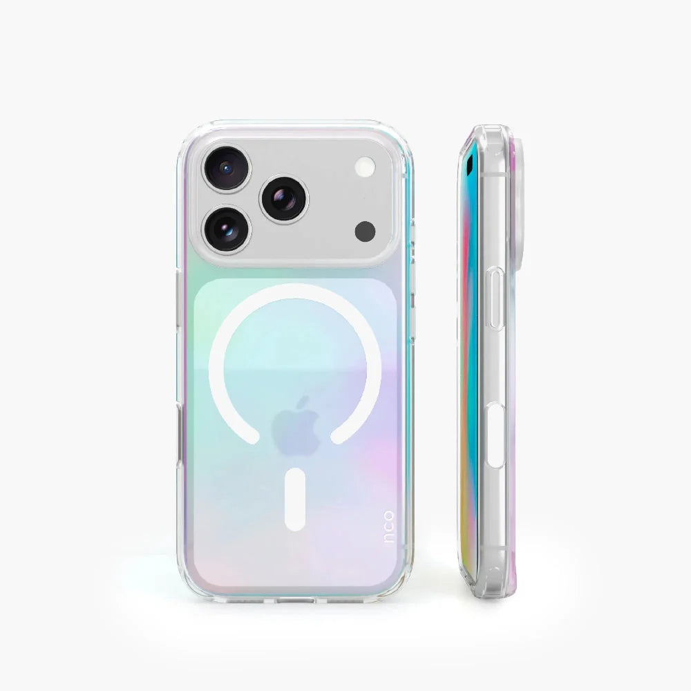 Case_NCO_SafeCase_Clear_con_MagSafe_para_iPhone_18_Pro_Arcoíris_Imagen_posicion_2_iShop_El_Salvador