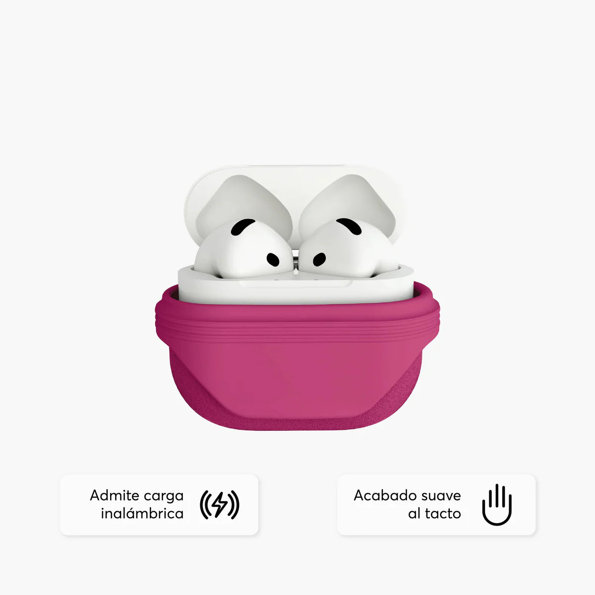 SiliconeGuard para AirPods 4ta Gen Rosado