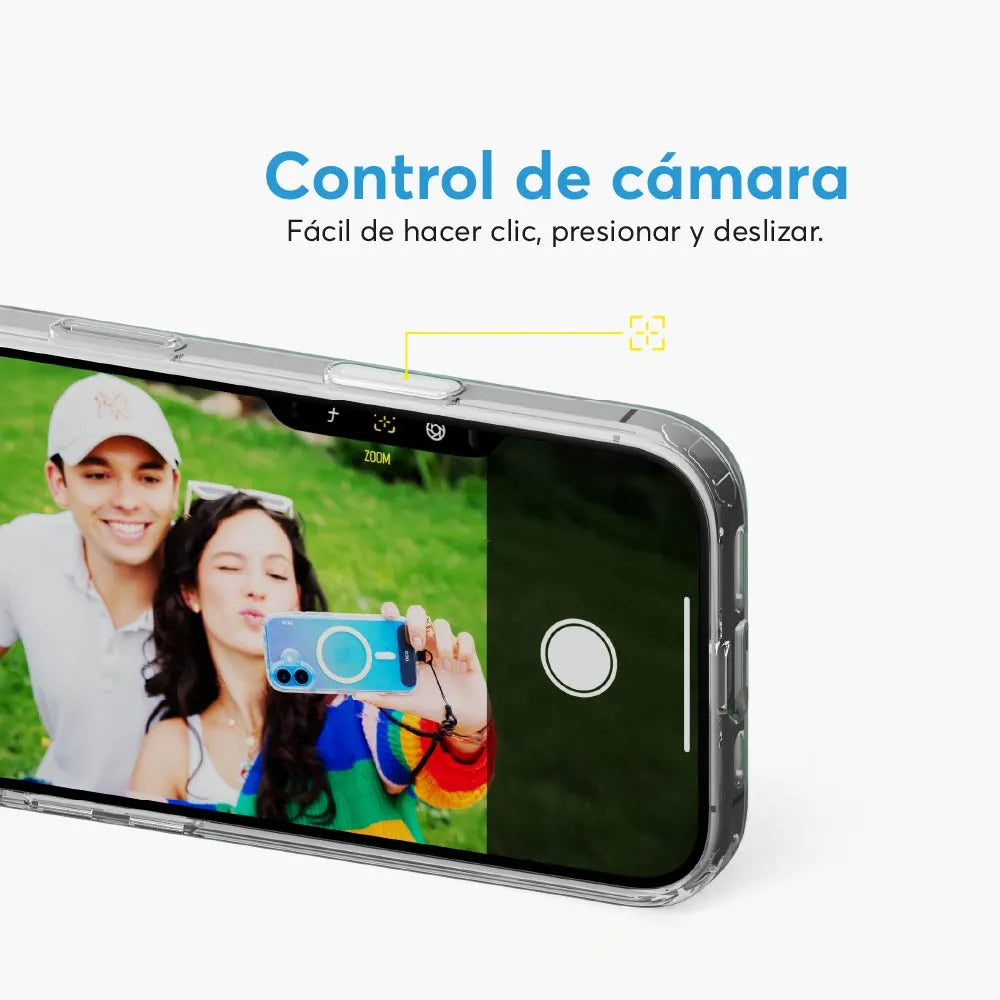 Case NCO SafeCase Clear con MagSafe para iPhone 17 Air - Arcoiris