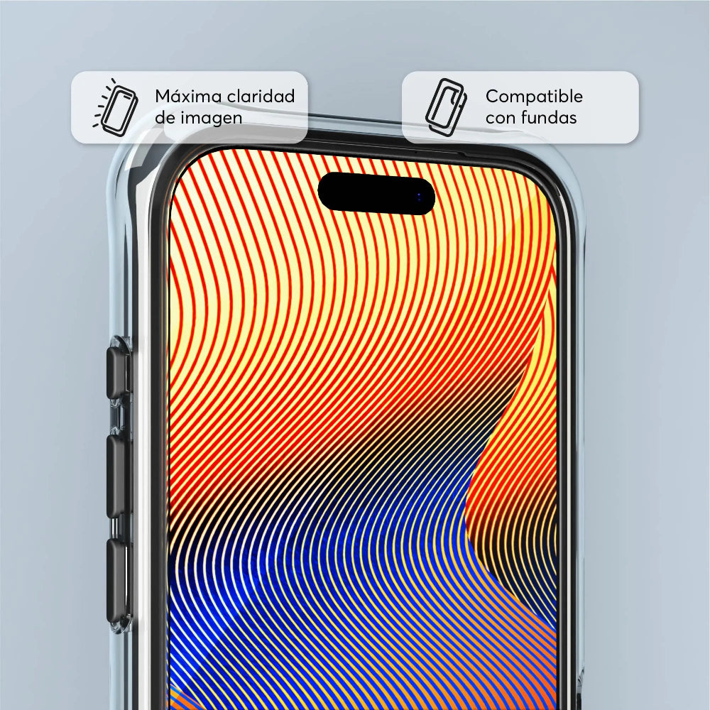 Protector de Pantalla NCO GlassGuard ion+ para iPhone 17 - Transparente