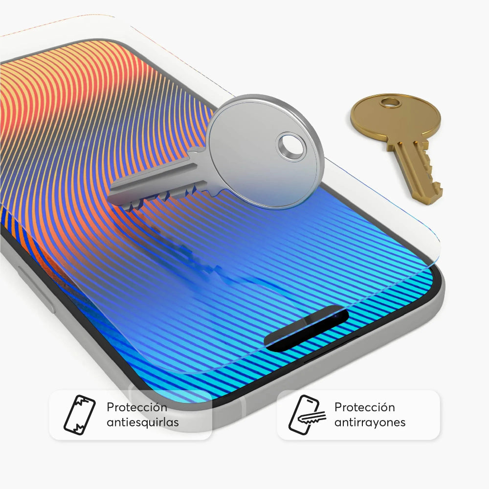 Protector de Pantalla NCO GlassGuard ion+ para iPhone 17 Air - Transparente