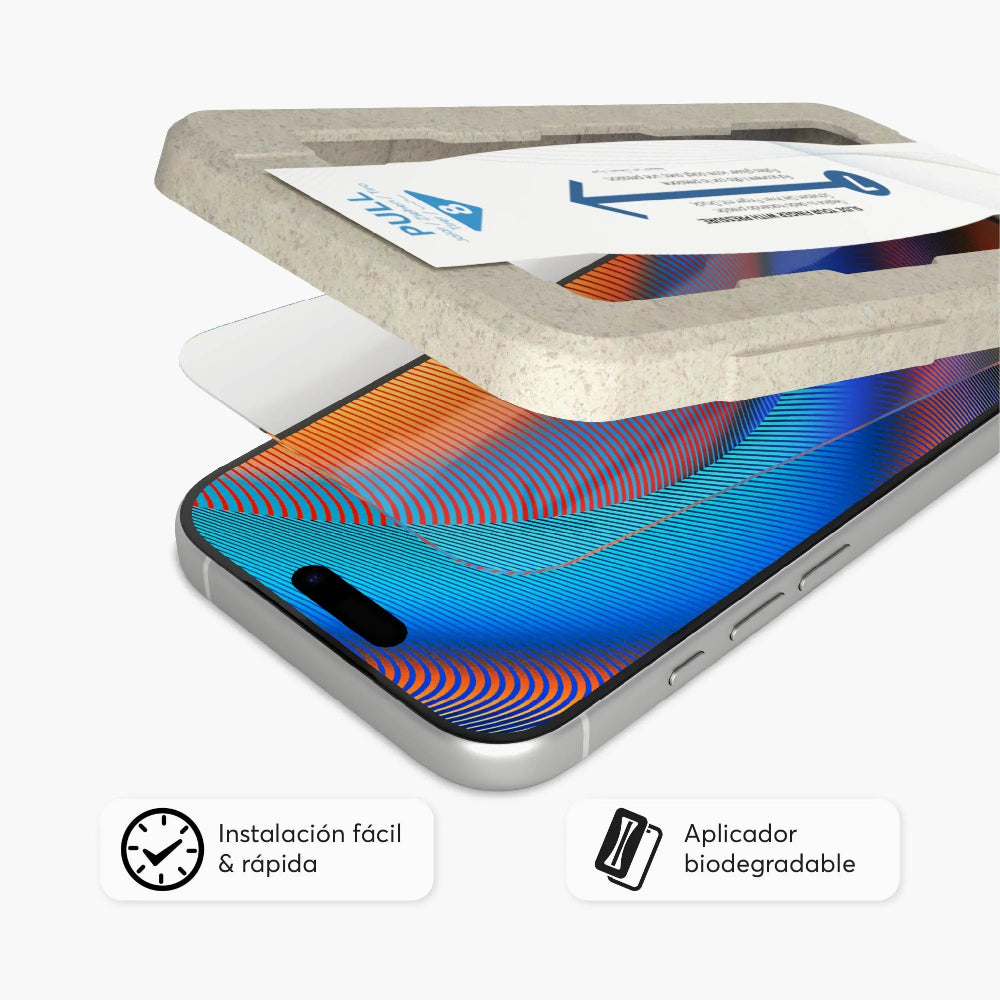 Protector de Pantalla NCO GlassGuard ion+ para iPhone 17 Pro Max - Transparente