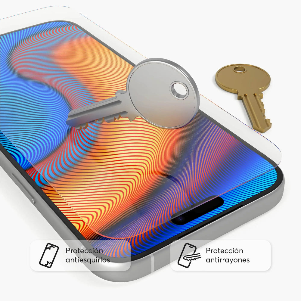 Protector de Pantalla NCO GlassGuard ion+ para iPhone 17 Pro Max - Transparente