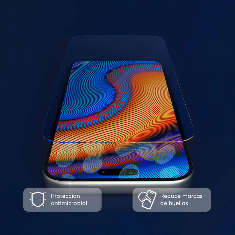 Protector de Pantalla NCO GlassGuard ion+ para iPhone 17 Pro Max - Transparente