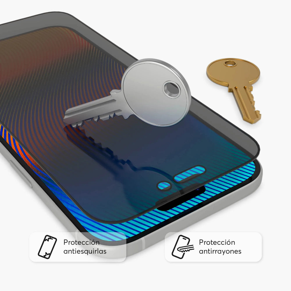 Protector de Pantalla NCO GlassGuard Privacy para iPhone 17 Air -Negro