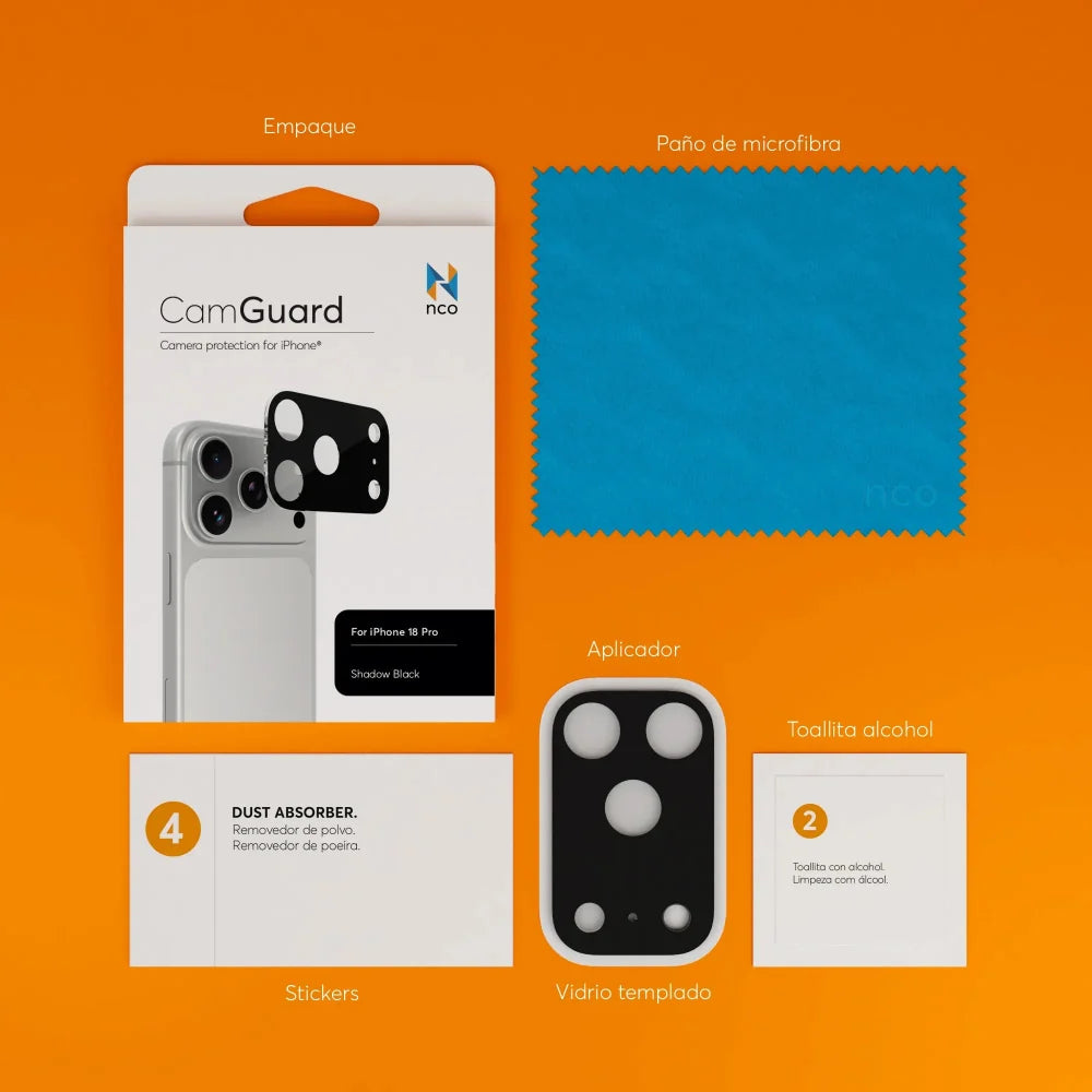 Protector_de_cámara_NCO_CamGuard_Full_Cover_para_iPhone_18_Pro_Negro_Imagen_posicion_6_iShop_El_Salvador