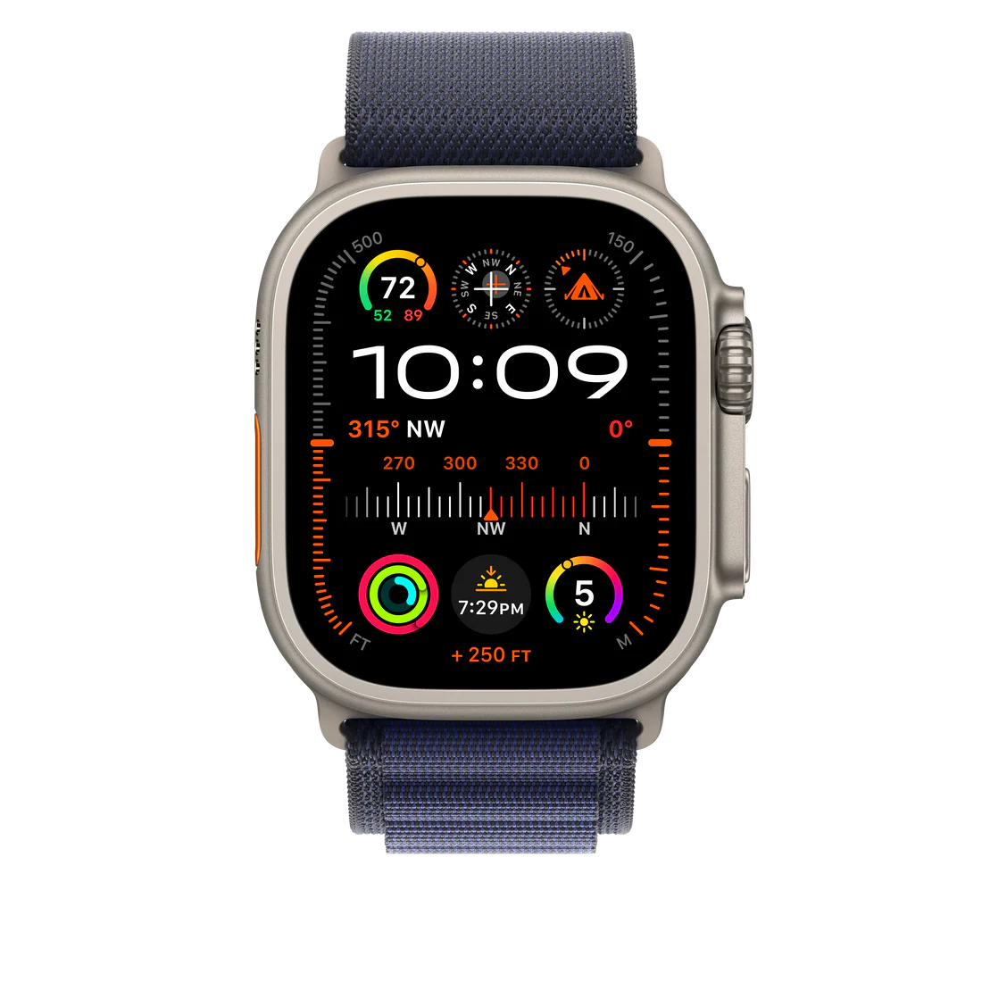 Correa Loop Alpine para el Apple Watch - Acabado titanio natural