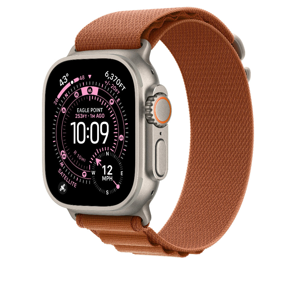 Correa_Alpine_para_Apple_Watch_Acabado_titanio_natural_Posición_5_iShop_El_Salvador