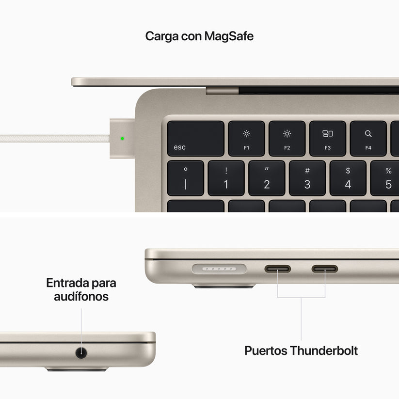 MacBook Air 13 con Chip M2 (Teclado Inglés)