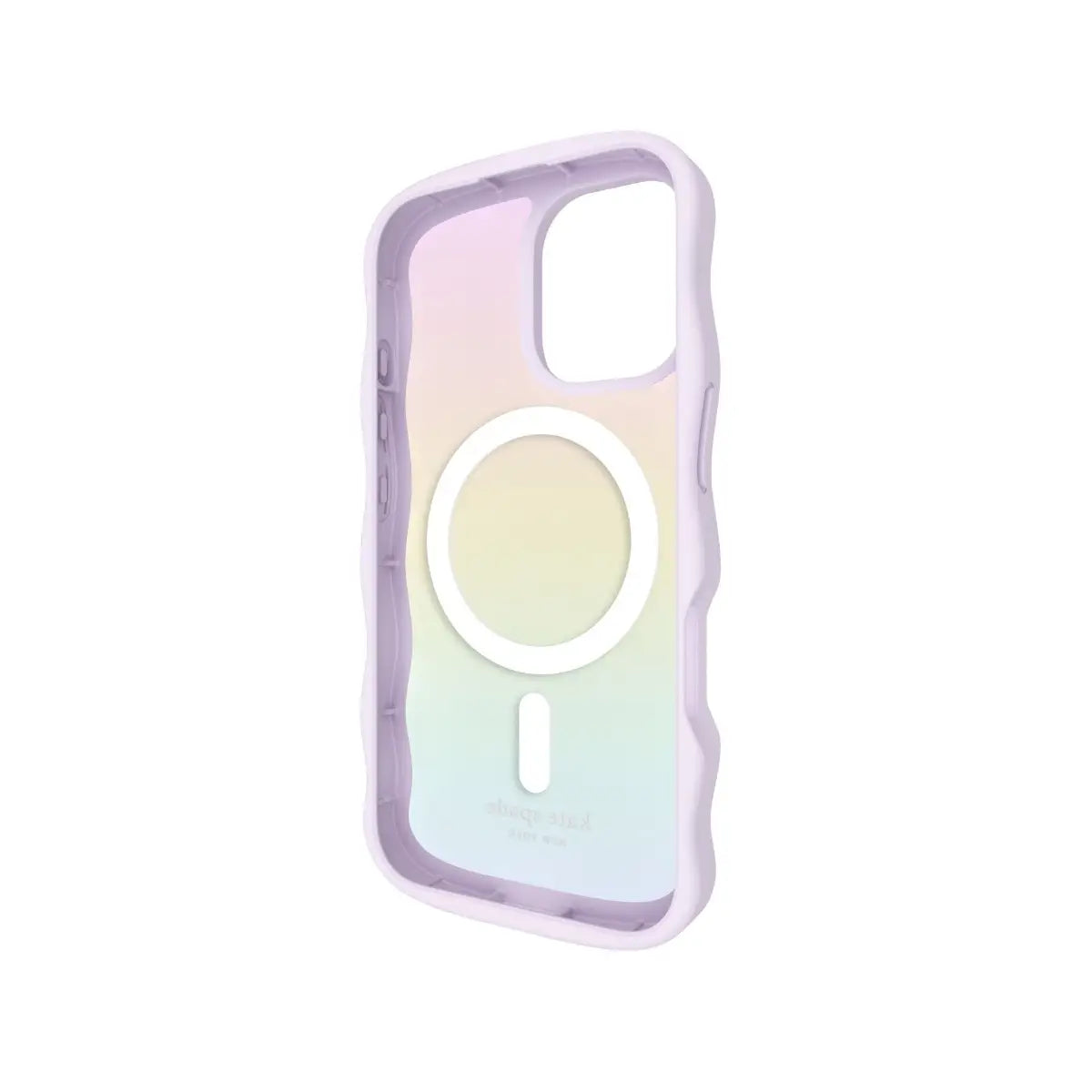 Case Kate Spade Wavy con Magsafe para iPhone 16 - Opal Iridescent