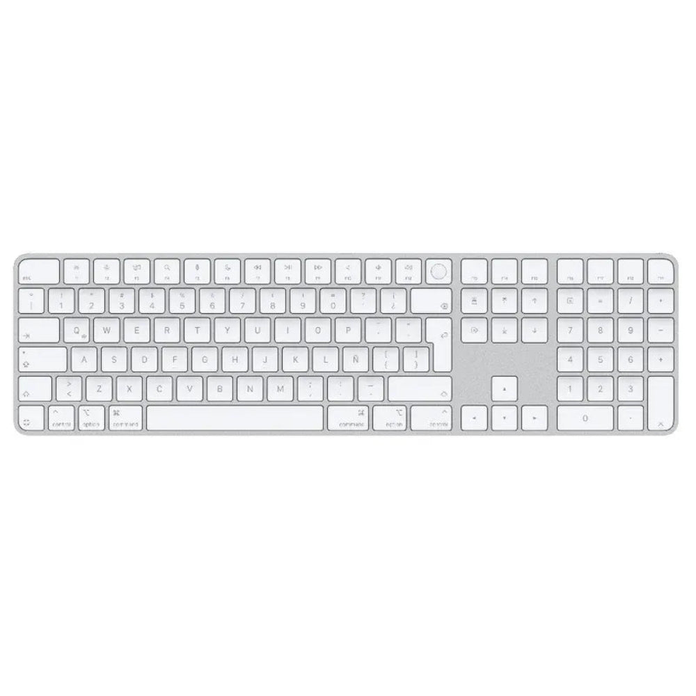 Magic_Keyboard_Touch_ID_Numerico_Mac_USB_C_Español_Blanco_Imagen_posicion_1_iShop_El_Salvador