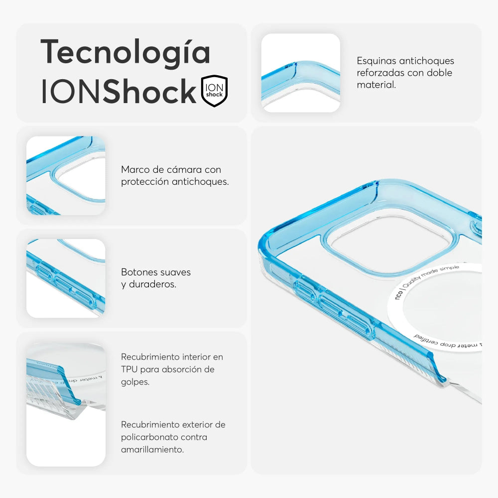 SafeCase_Force_NCO_MagSafe_para_iPhone_16_Series_Transparente_Imagen_posicion_6_iShop_El_Salvador