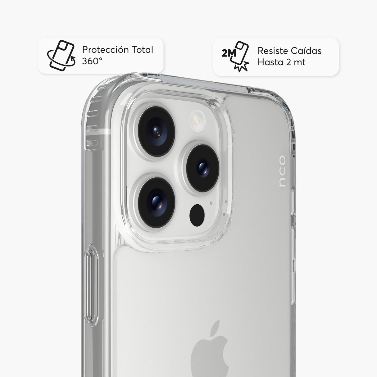 SafeCase Clear NCO para iPhone 16 Series