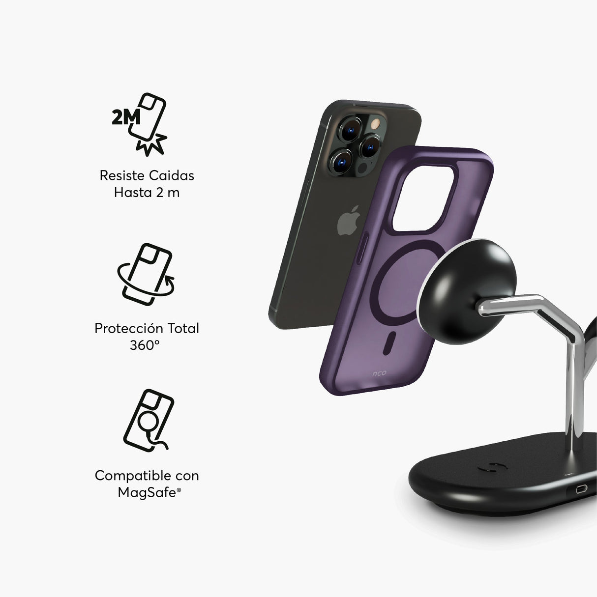 SafeCase Lite NCO con MagSafe para iPhone 15 Series